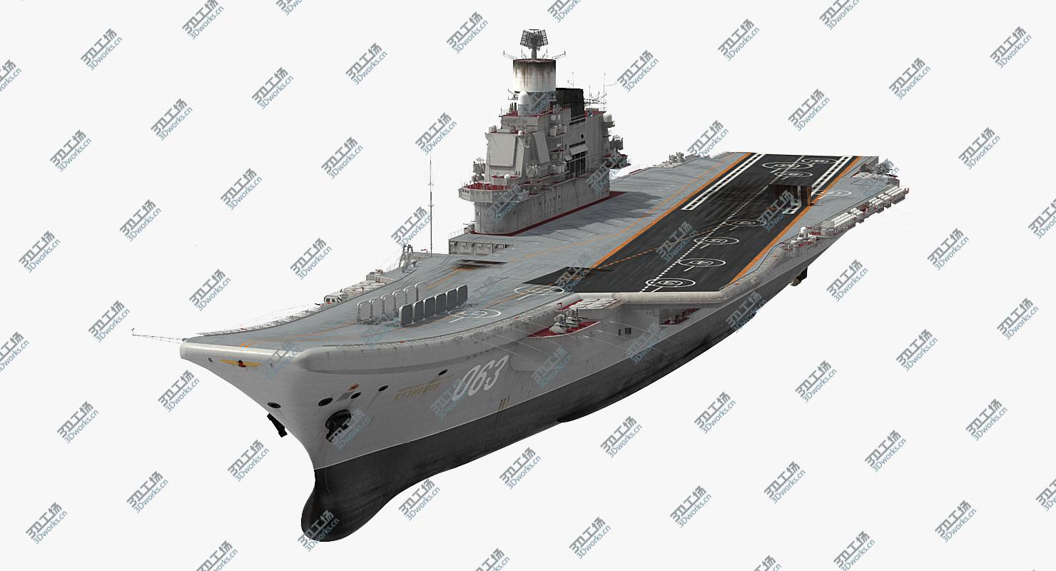 images/goods_img/2021040231/Admiral Kuznetsov Aircraft Carrier Rigged 3D/2.jpg
